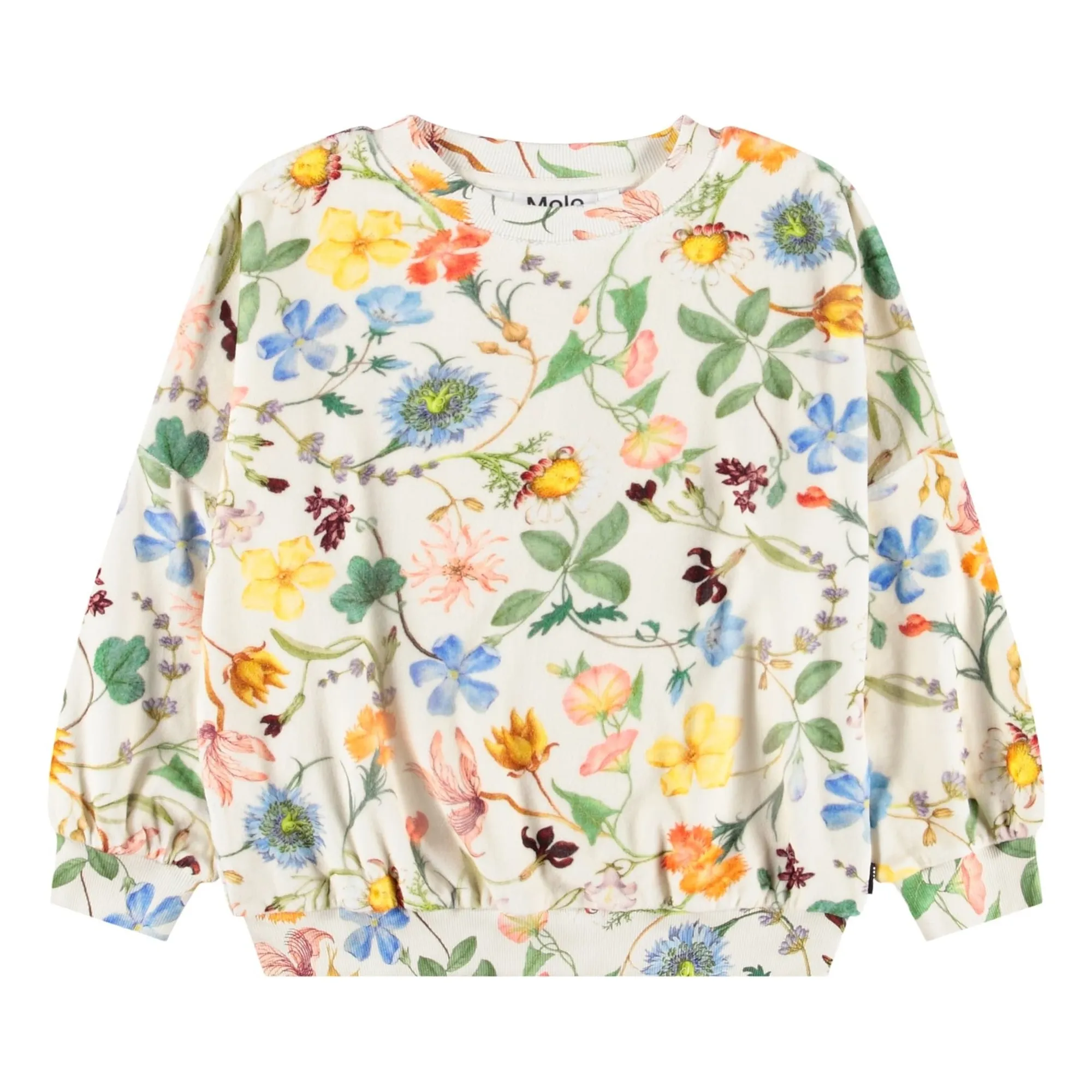 Molo White Marika Fleuri Sweater