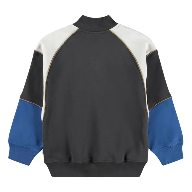 Sweat Zippé Marty Coton Bio | Noir