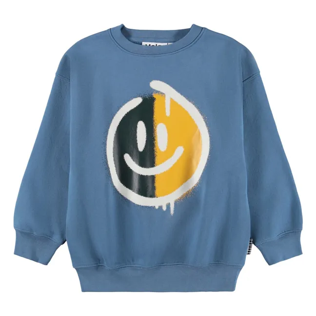Pull Mar Smiley  | Bleu