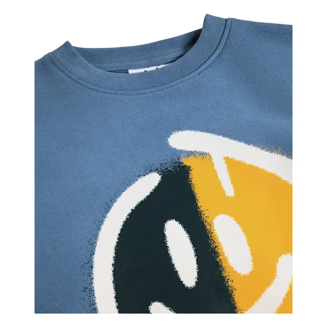 Pull Mar Smiley  | Bleu