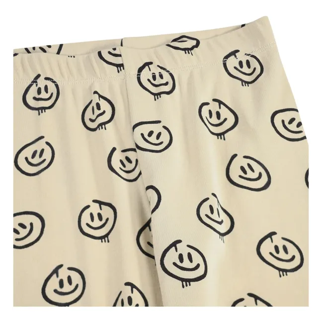 Pijama de algodón orgánico Lue Smiley | Amarillo palo