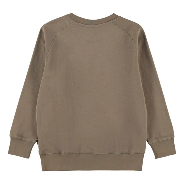 Mike Smiley organic cotton sweater | Beige