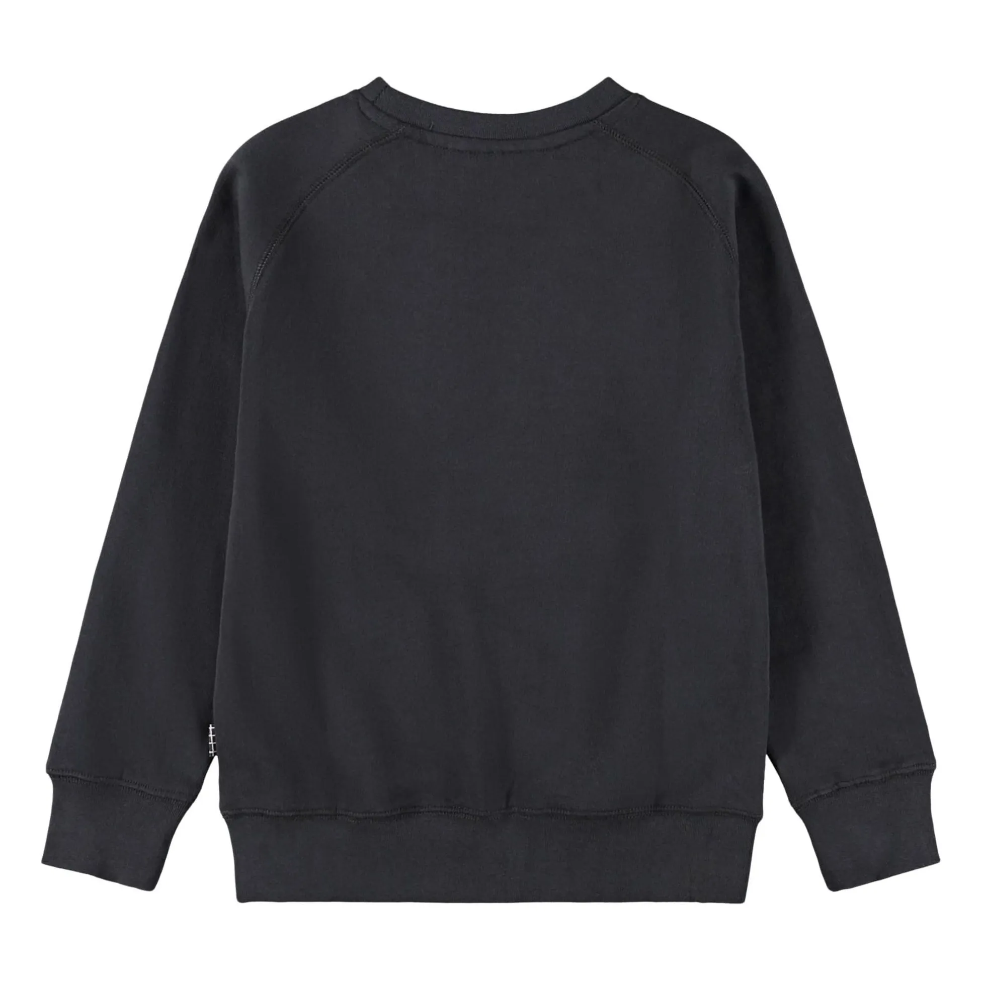 Pull Mike Smiley Coton Bio | Noir- Image produit n°2