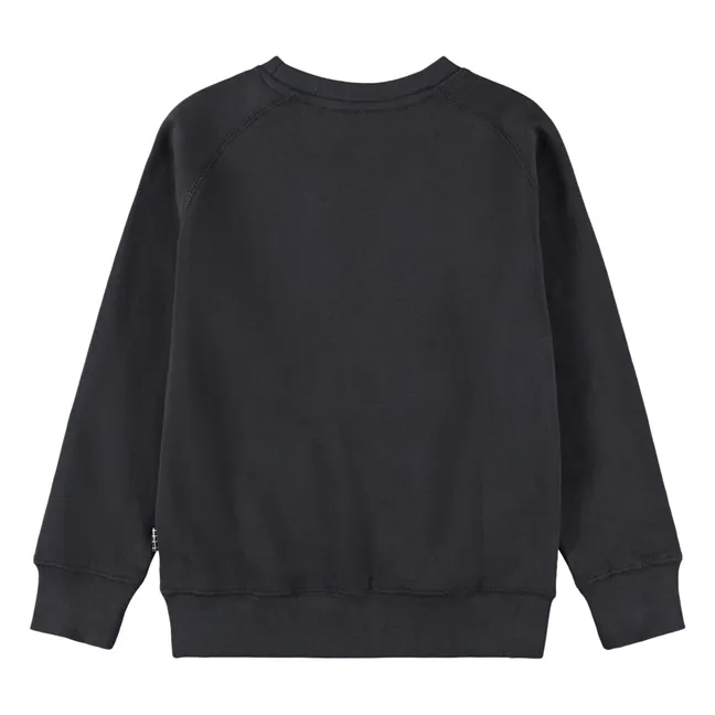 Pull Mike Smiley Coton Bio | Noir