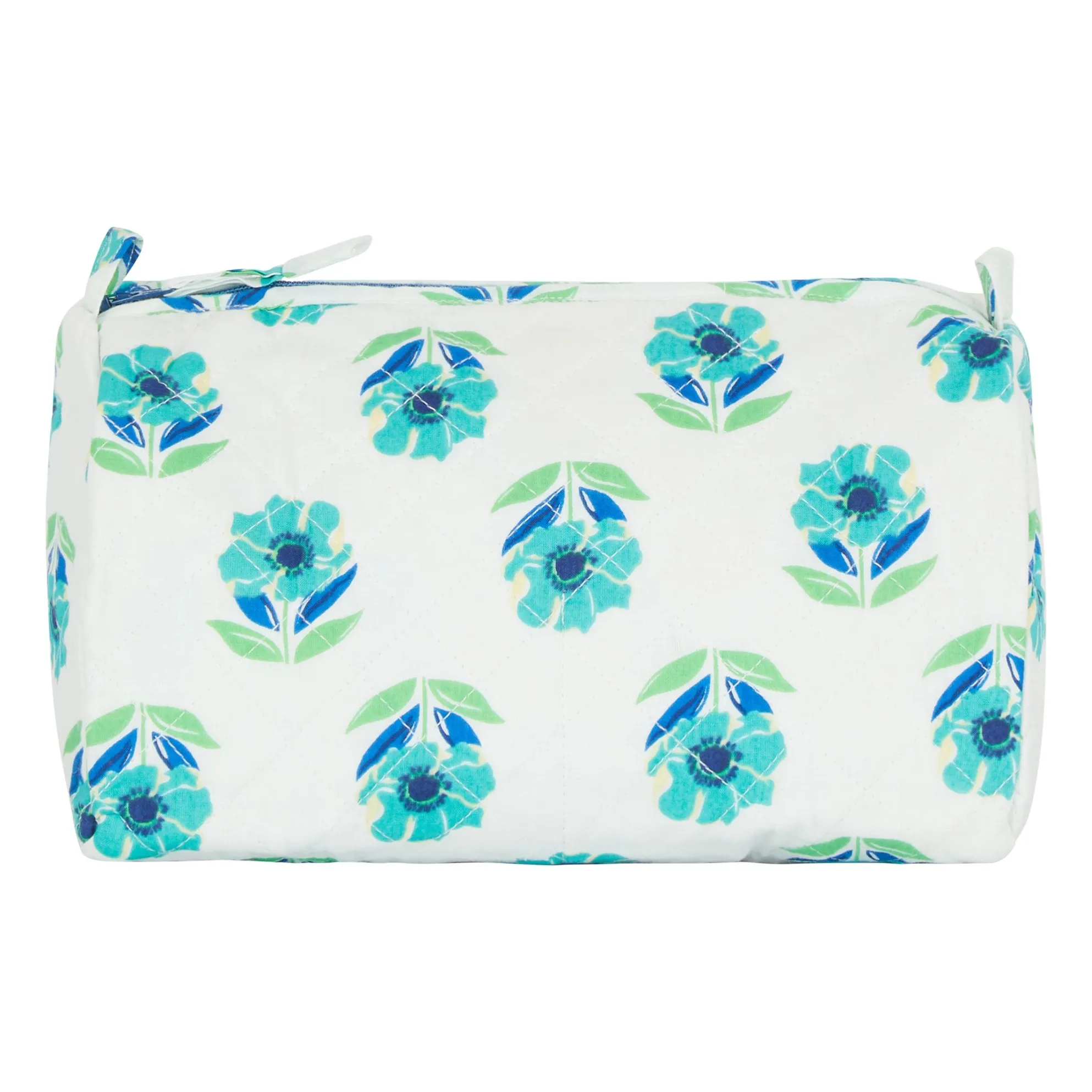 Lucas Du Tertre Azure Blue Blue Bouti Round Toiletry Bag
