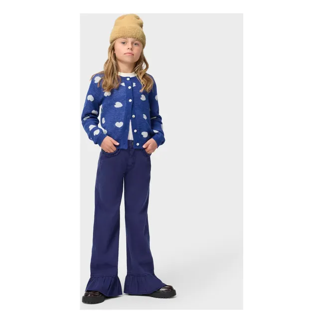 Gilet Ginny Cœurs  | Bleu marine