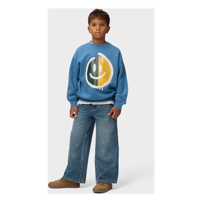 Pull Mar Smiley  | Bleu