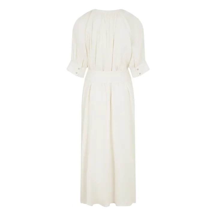 Robe Derek Crépon | Blanc- Image produit n°1