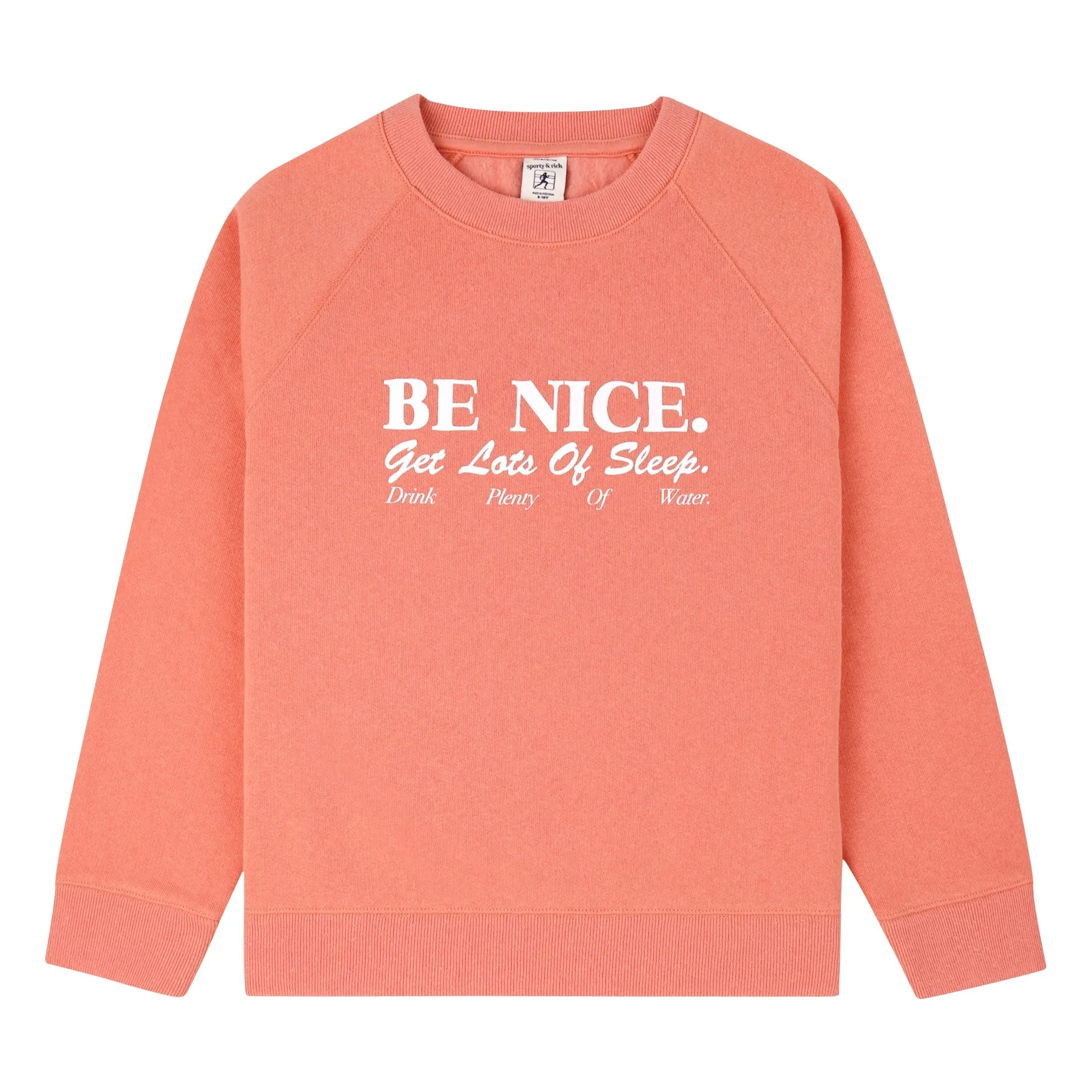 Sporty & Rich Coral Sweat Be Nice