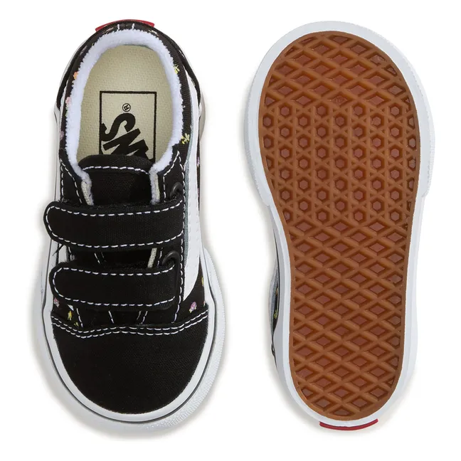 Baskets Scratchs Old Skool V Ditsy Floral | Noir