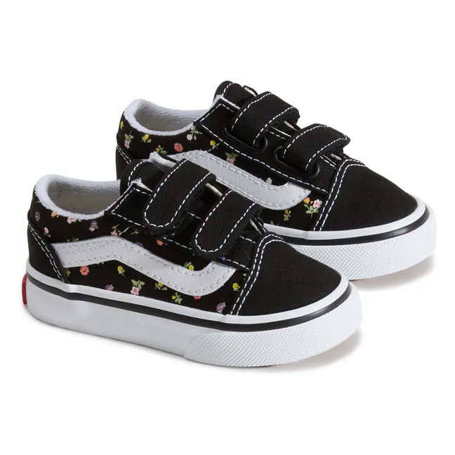 Baskets Scratchs Old Skool V Ditsy Floral | Noir