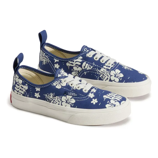 Baskets Lacets Authentic Elastic Dentelle | Bleu Acier
