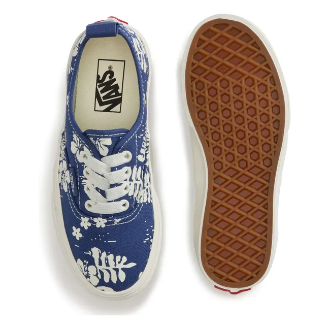 Baskets Lacets Authentic Elastic Dentelle | Bleu Acier