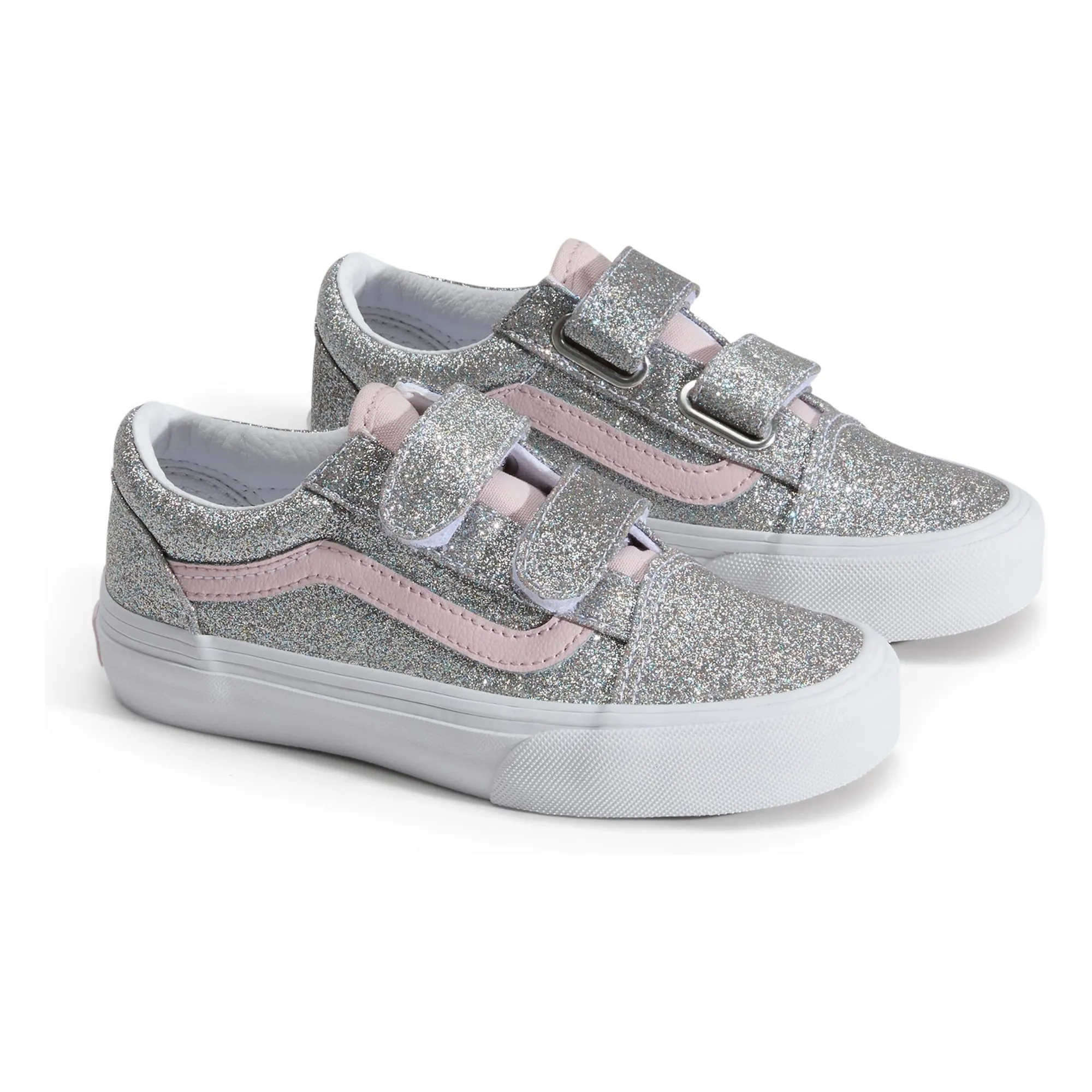 Baskets Scratchs Old Skool V Glitter  | Argenté- Image produit n°1