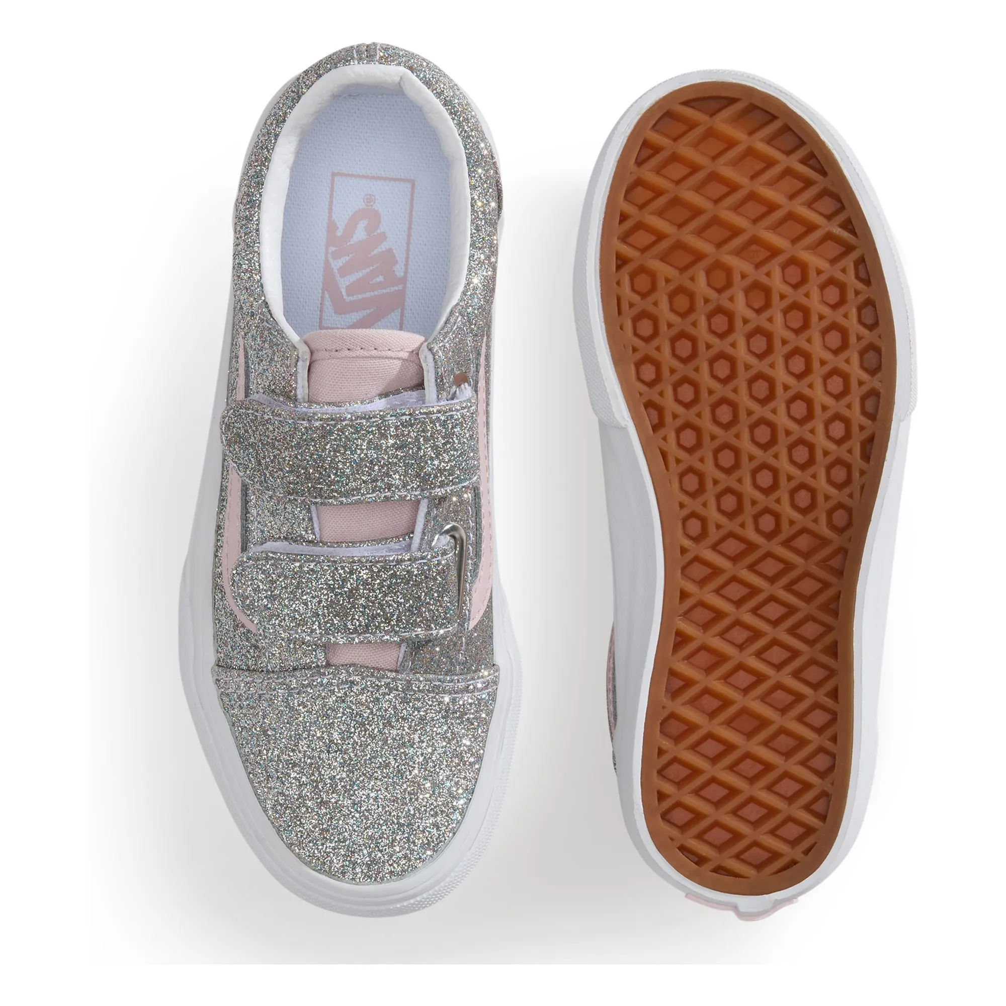 Baskets Scratchs Old Skool V Glitter  | Argenté- Image produit n°3