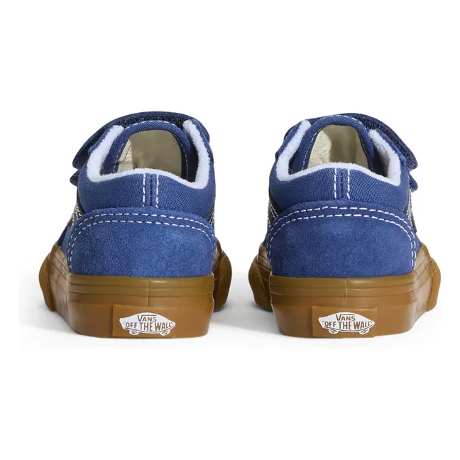 Baskets Scratchs Old Skool V Gum | Bleu nuit