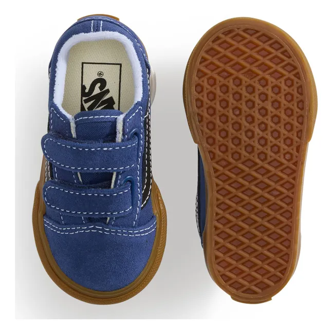 Baskets Scratchs Old Skool V Gum | Bleu nuit