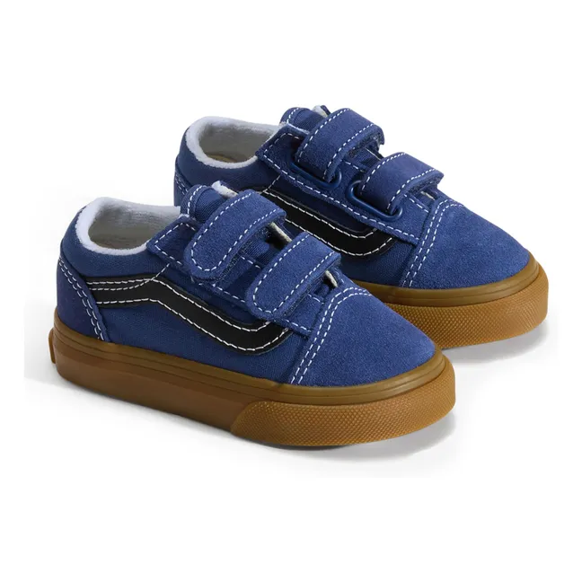 Baskets Scratchs Old Skool V Gum | Bleu nuit