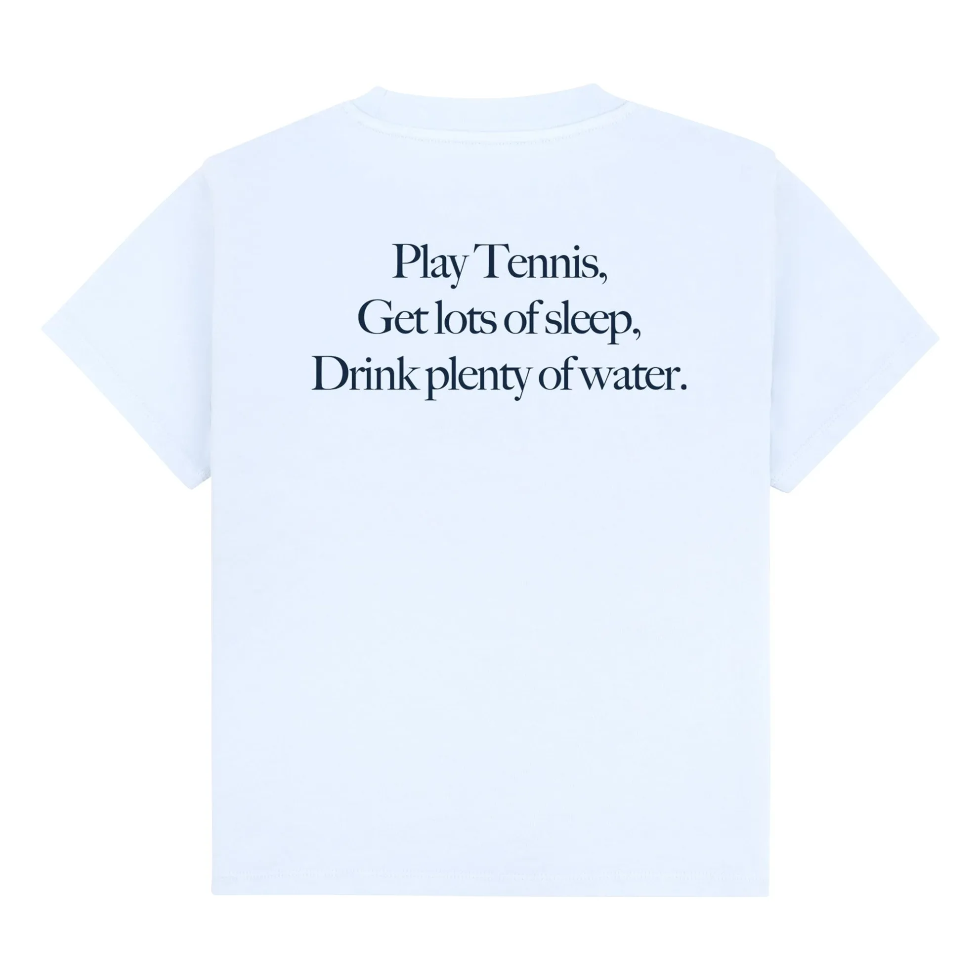 T-shirt Play Tennis Coton Recyclé | Bleu ciel- Image produit n°1