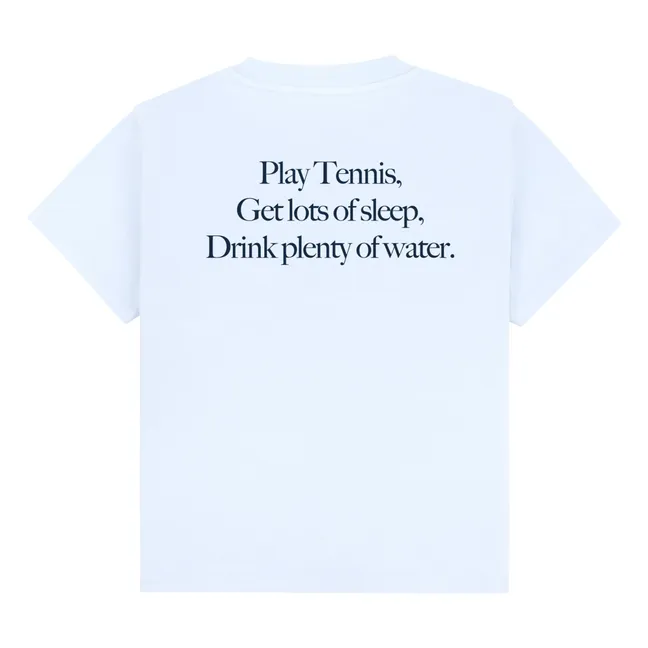 Play Tennis T-shirt Recycled cotton | Light blue