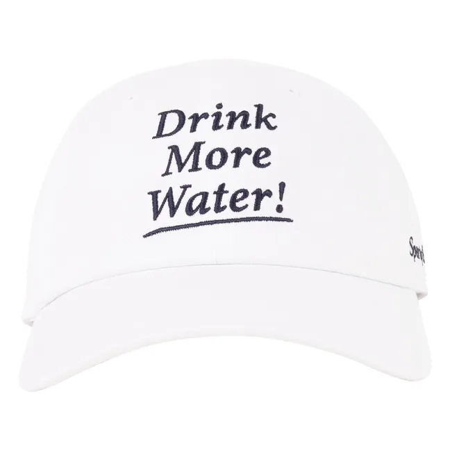 Drink More Water cap | White