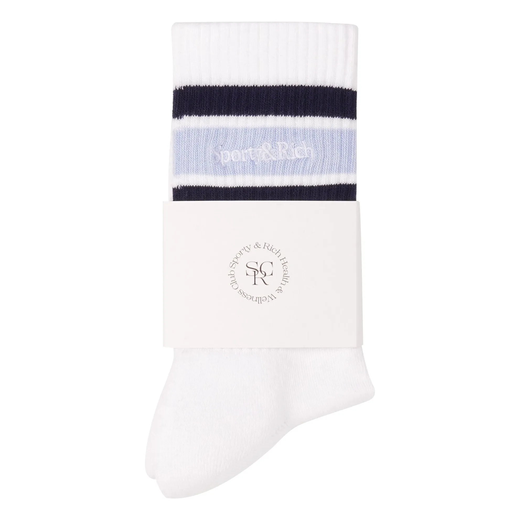Chaussettes Serif Logo | Bleu ciel- Image produit n°1