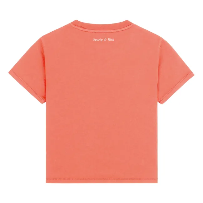 T-shirt Be Nice Coton Recyclé | Corail