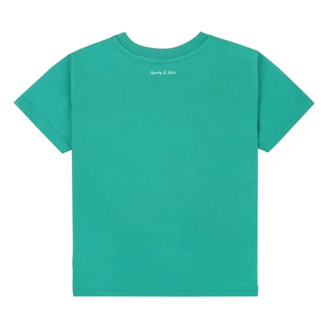 Camiseta Be Nice de algodón reciclado | Turquoise