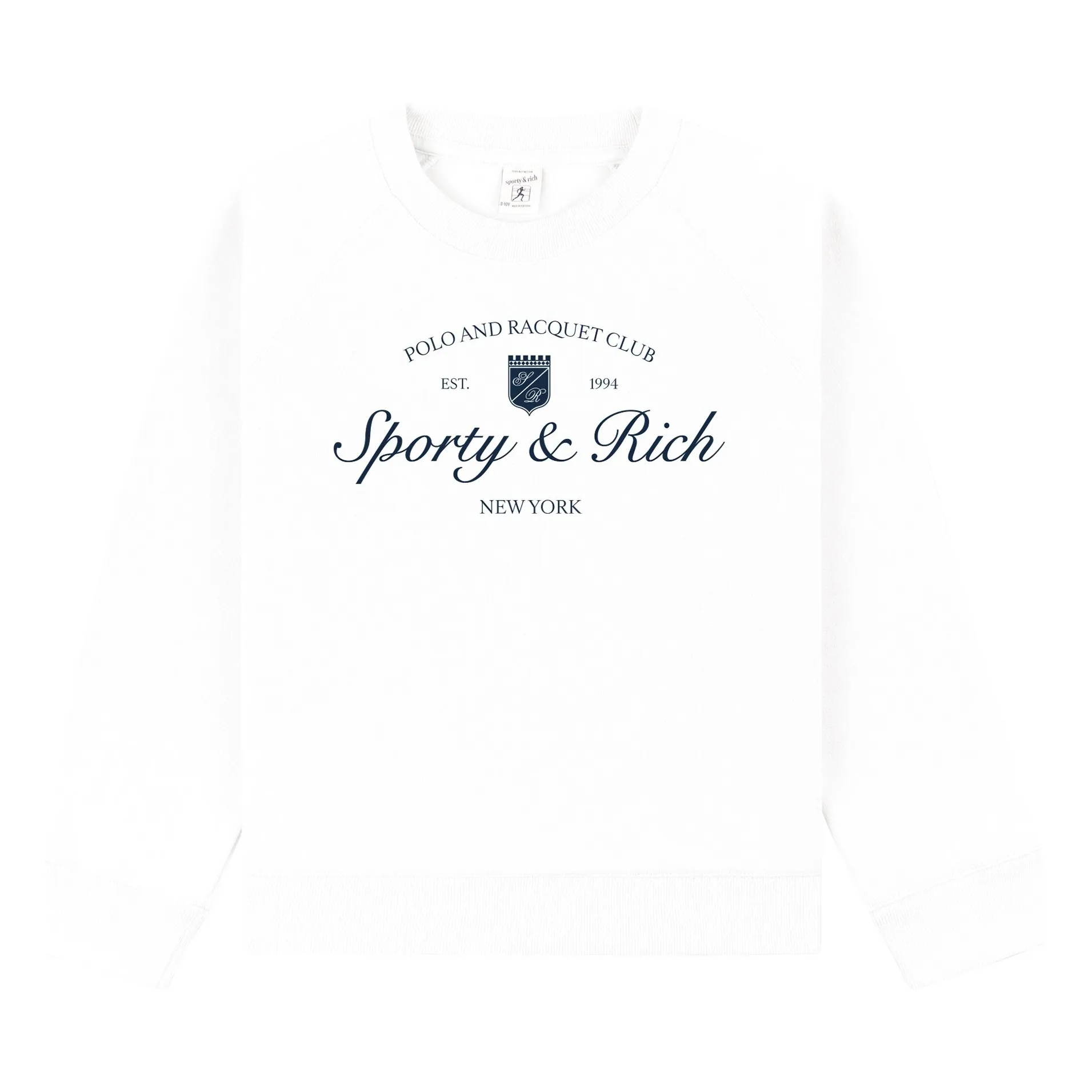 Sporty & Rich White Syracuse Sweatshirt