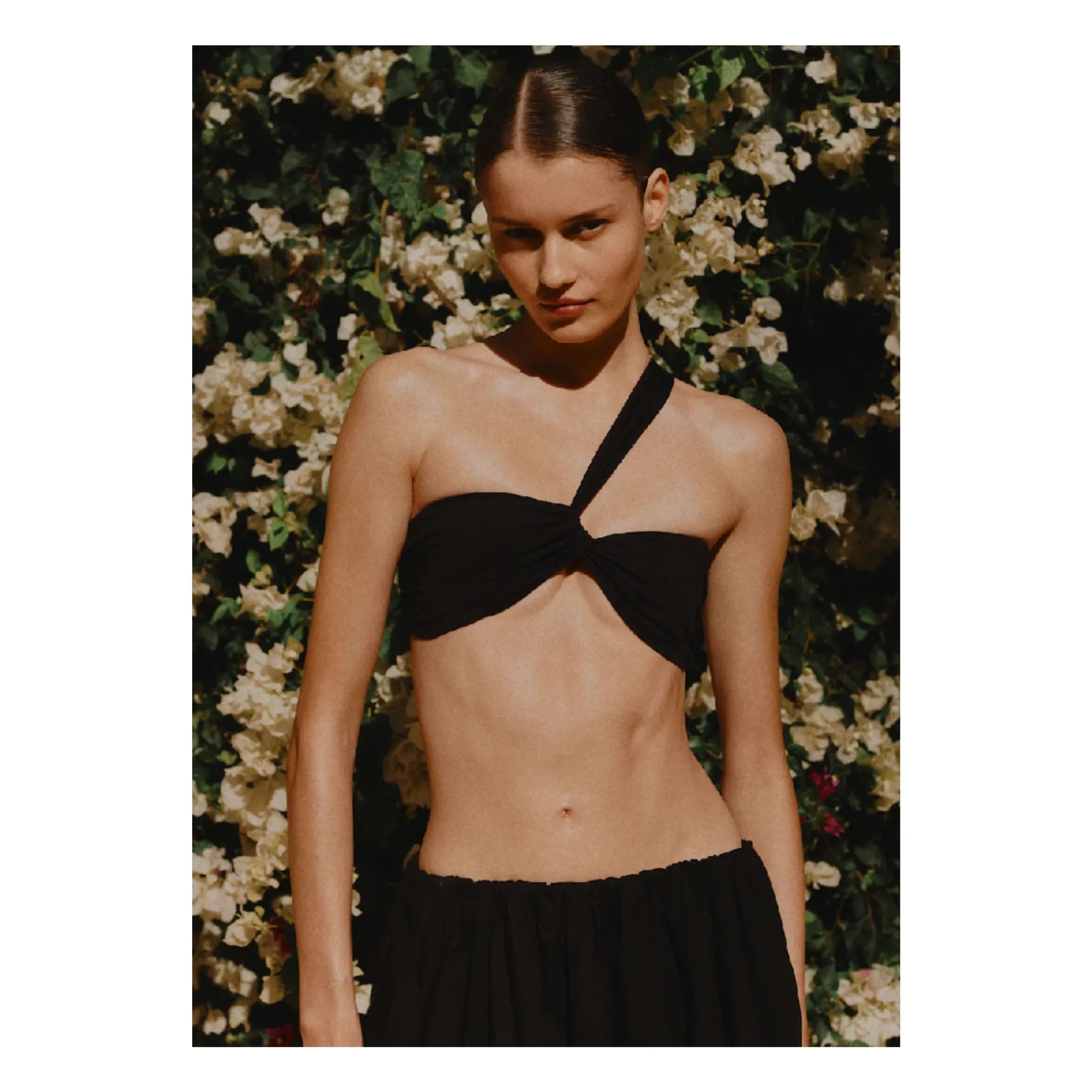 Haut de Maillot Le New Asymetric | Noir- Image produit n°1