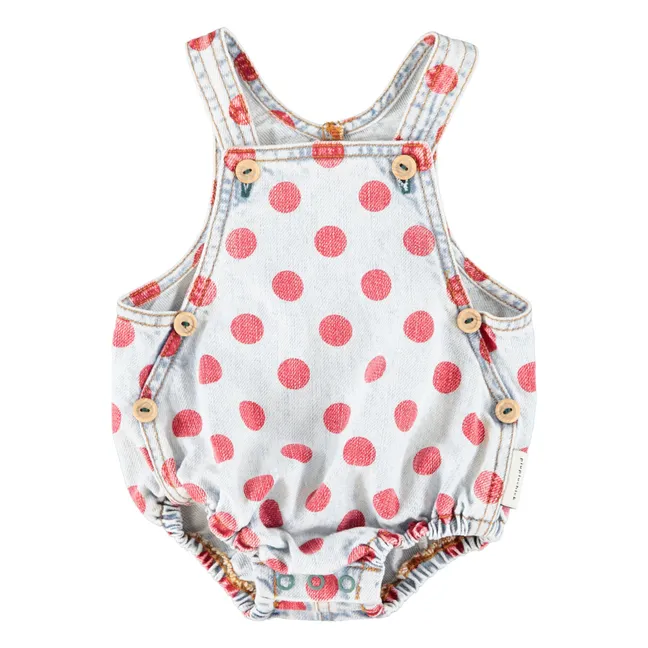 Pelele Pois Denim | Azul Claro