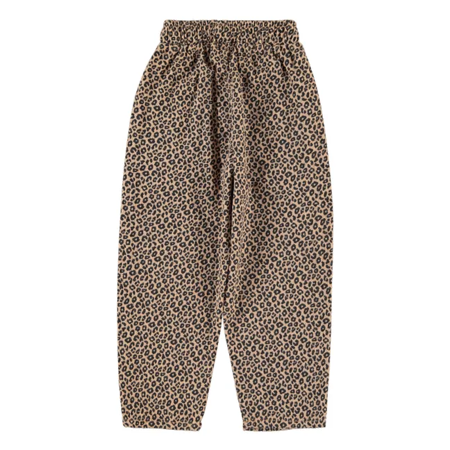 Pantalon Léopard | Brun