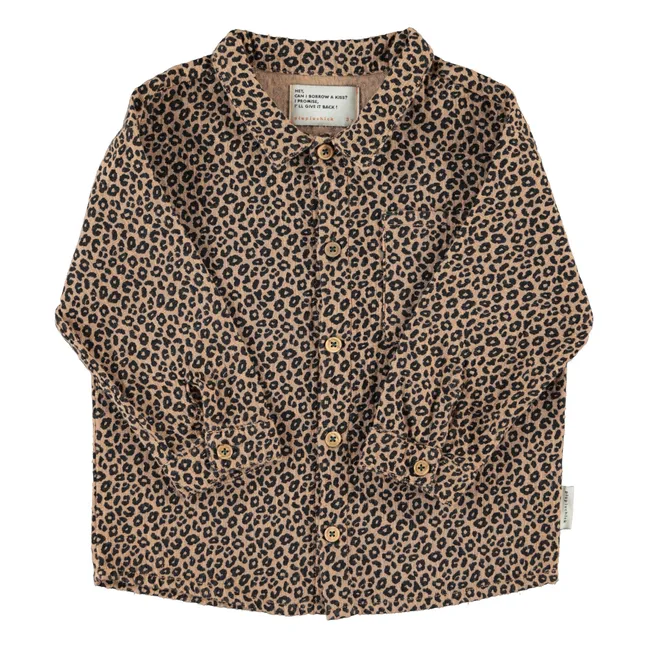 Leopard shirt | Brown