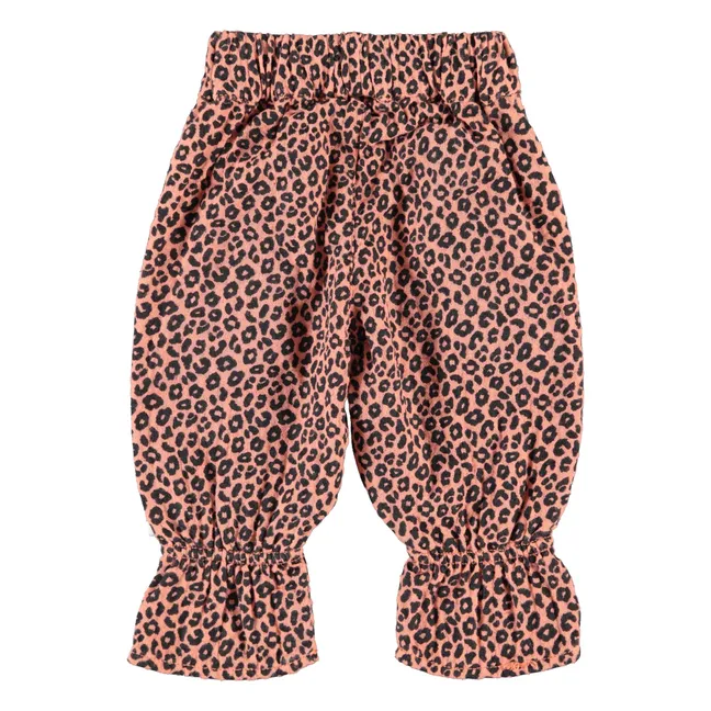 Pantalon Léopard | Rose