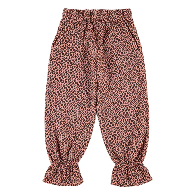 Pantalon Léopard | Rose