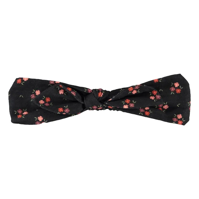 Diadema de flores | Negro