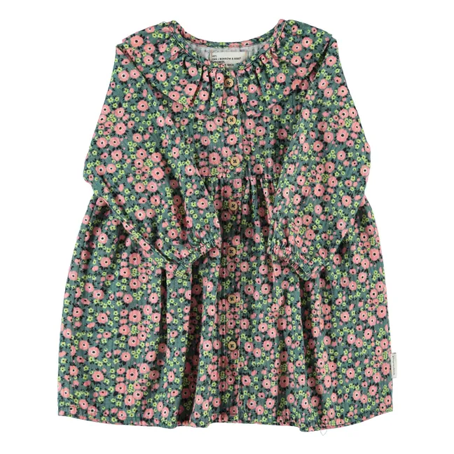 Vestido floral | Verde
