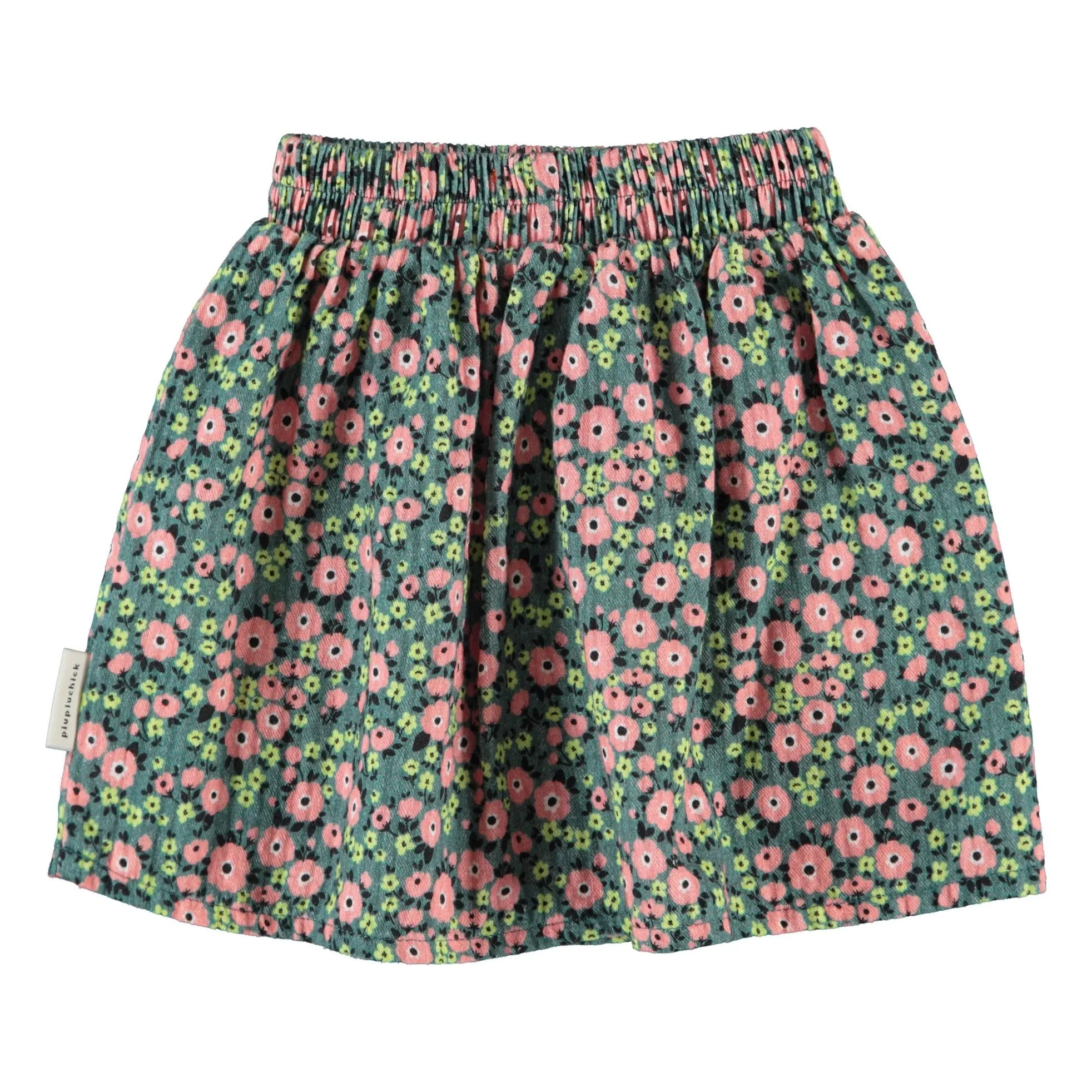 Jupe Fleurie | Vert- Image produit n°3