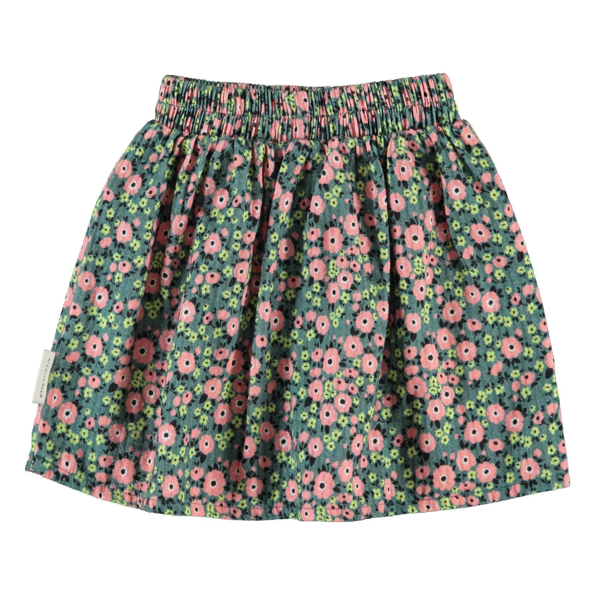 Jupe Fleurie | Vert- Image produit n°0
