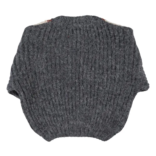 Pull Géométrique | Gris anthracite