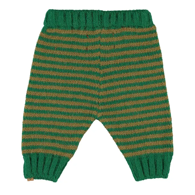 Legging Rayé Maille | Vert