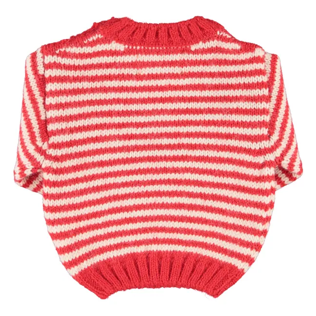 Striped Sweater | Red