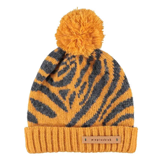Bonnet Zèbre | Orange