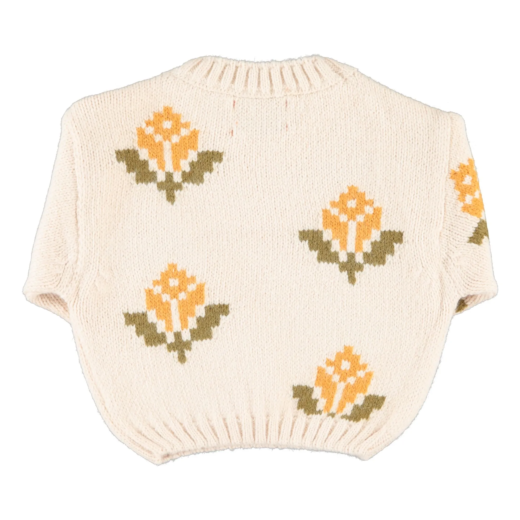 Pull Fleuri | Ecru- Image produit n°4