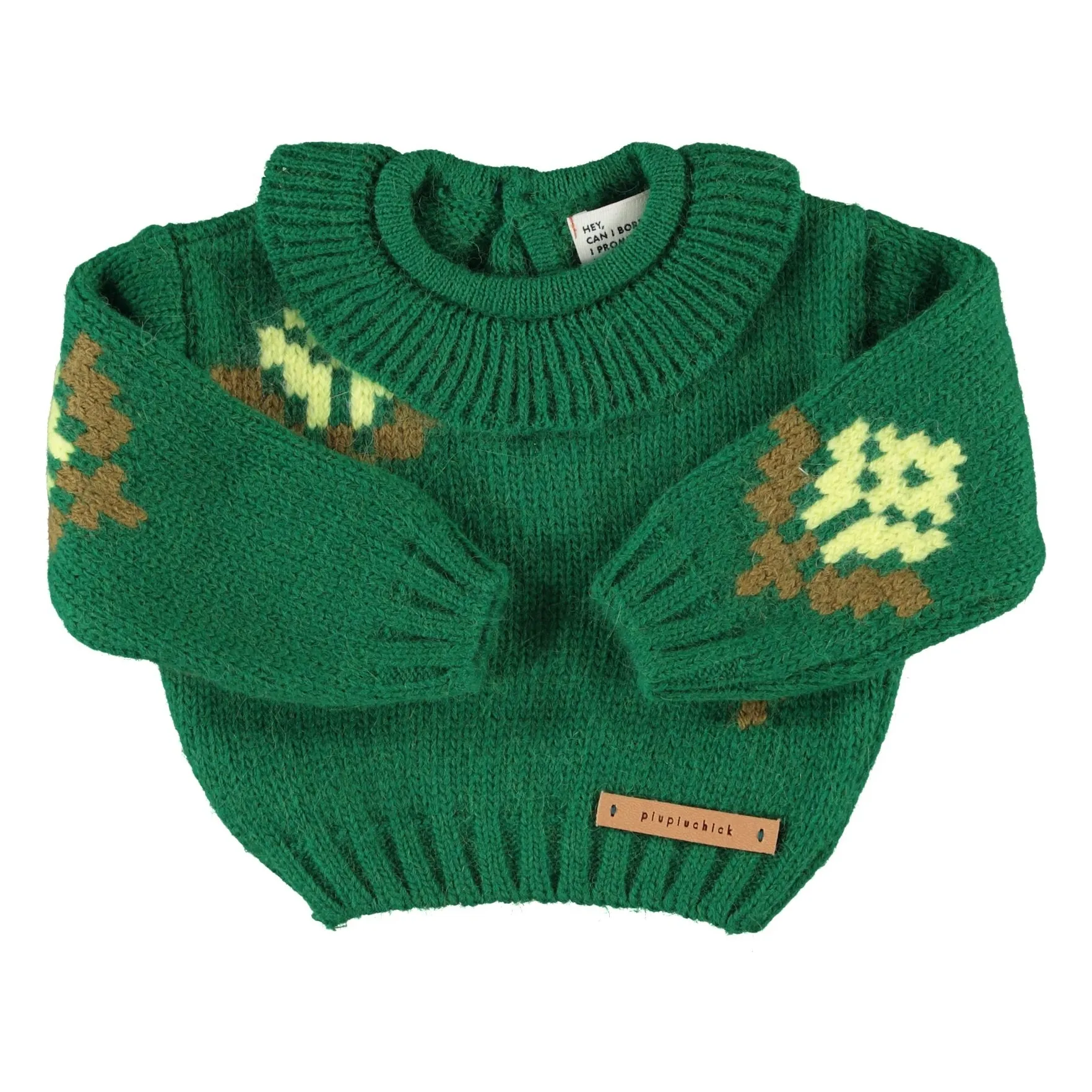 Pull Fleuri | Vert- Image produit n°6