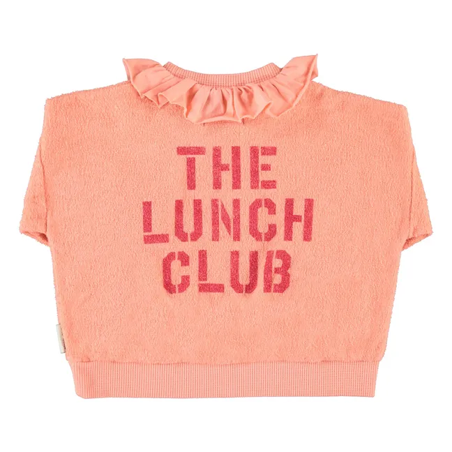 Sweat The Lunch Club Eponge Coton Bio | Corail
