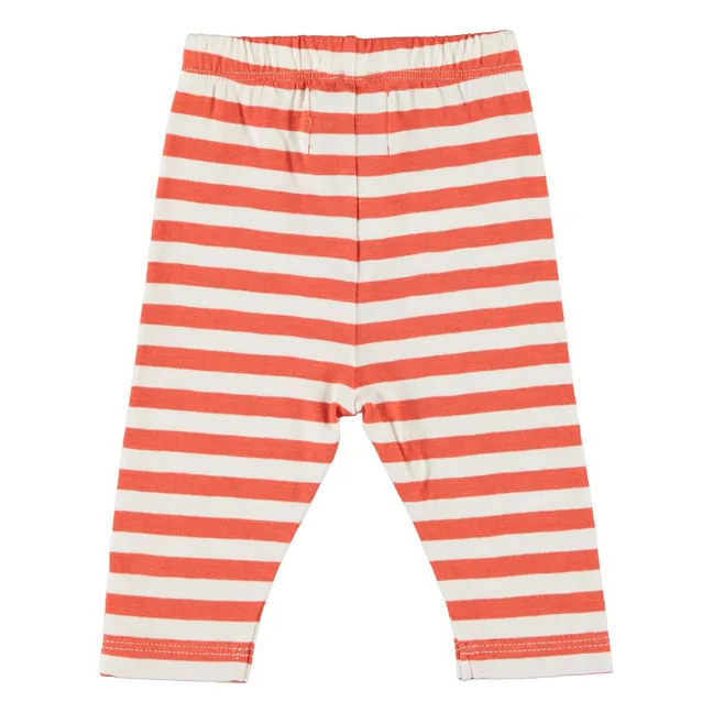 Legging Rayé | Orange