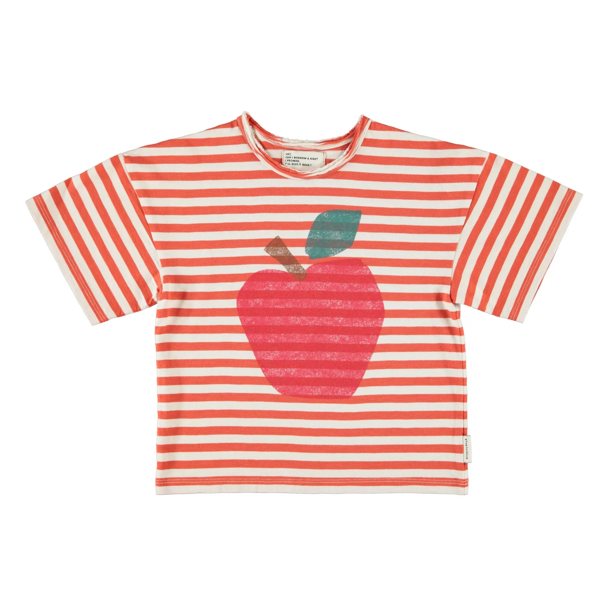T-shirt Rayé The Lunch Club | Orange- Image produit n°0