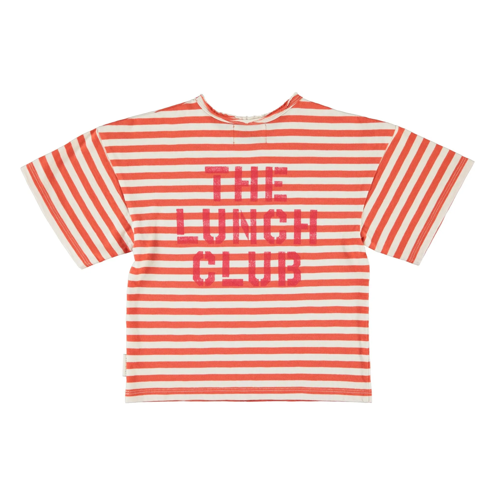 T-shirt Rayé The Lunch Club | Orange- Image produit n°4