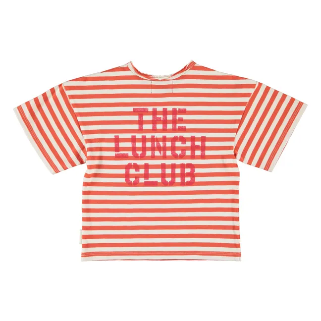 T-shirt Rayé The Lunch Club | Orange